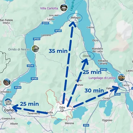 Dimora I Laghi Tra Como, Lecco E Bellagio